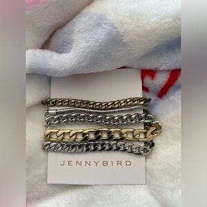 Jenny Bird Gold and Silver Chain Bracelet